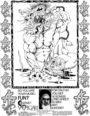 Abnormal Growth Rock Band Flyer Art - Rock Poster Art